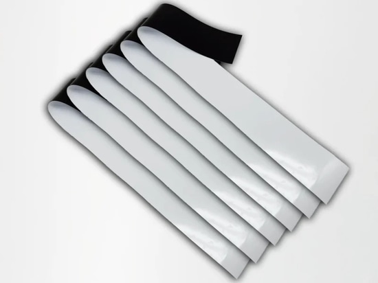 Confezione da 6 strisce magnetiche bianche da 1000 mm x 100 mm