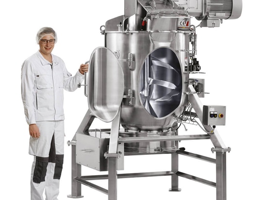 Miscelatore KoneSlid® KS 600 per lotti da 600 litri.