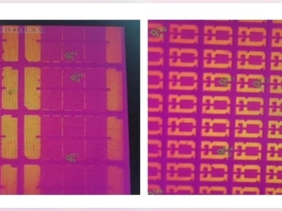 Monitoraggio della temperatura dei chip LED