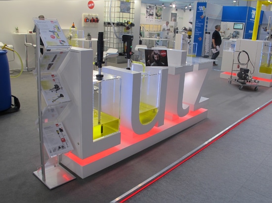 Rassegna Achema 2018 stand lutz lettering