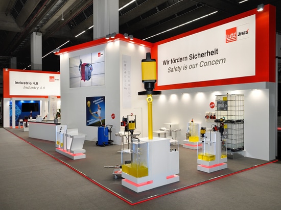 Vista laterale dello stand di Achema Review 2018