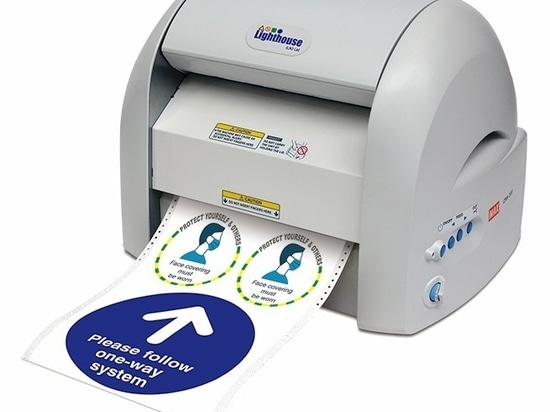Il sistema CPM-200 mostra il percorso in formato A4