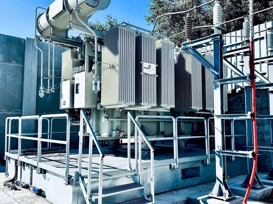 SANERGRID TRT H MODULO bund con coperta antincendio EXTICOV, parapetti e scale