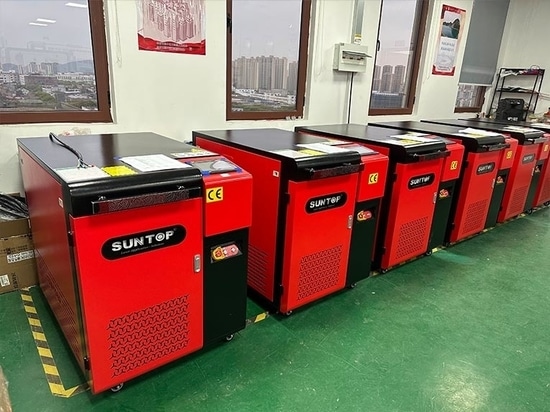 Suntop spedisce una grande quantità di saldatrici laser portatili personalizzate