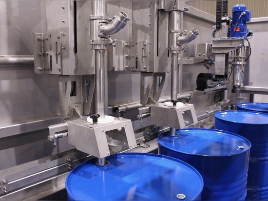 Linea di riempimento fusti completamente automatica