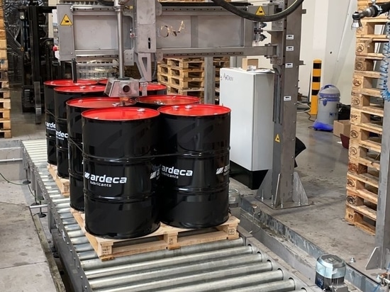 Nuova linea di riempimento fusti e IBC per lubrificanti, Belgio