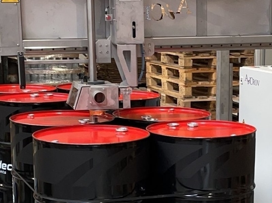 Nuova linea di riempimento fusti e IBC per lubrificanti, Belgio