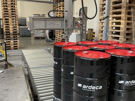 Nuova linea di riempimento fusti e IBC per lubrificanti, Belgio