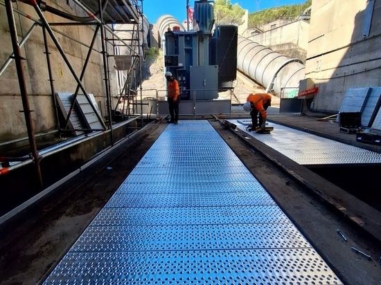 Nuovo cantiere Sonec per un sito idroelettrico : copertura Exticov LHD installata
