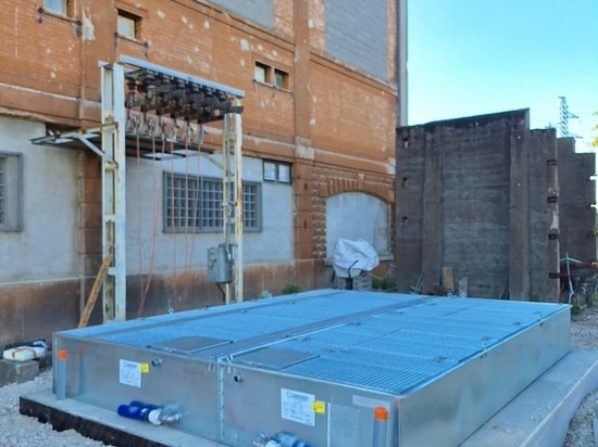 Installazione rapida del sistema di ritenzione ERT MODULO di Sanergrid su un trasformatore elettrico