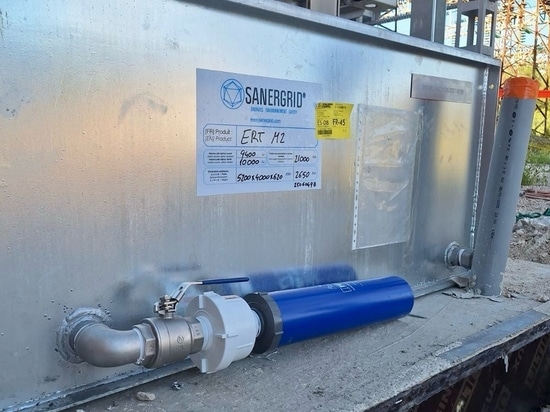 Installazione rapida del sistema di ritenzione ERT MODULO di Sanergrid su un trasformatore elettrico
