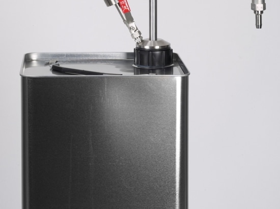 Pompa per solventi azionata a mano, per bombole di stagnola (Bürkle GmbH)