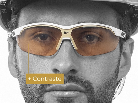 Occhiali di sicurezza con filtro CX+, un'altra versione del filtro Cooper