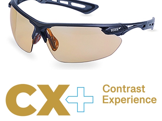 Occhiali di sicurezza con filtro CX+, un'altra versione del filtro Cooper