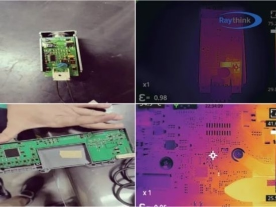 Telecamera termica per la localizzazione dei guasti e la manutenzione dei PCB