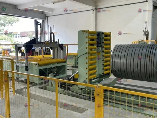 una storia "Made in China": FHOPEPACK mostra al mondo la potenza delle linee automatiche per l'imballaggio di bobine d'acciaio in Cina