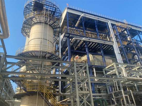 Ossidatore termico rigenerativo EPC di Ruiding per l'impianto di anidride maleica da 150.000 t/a Trattamento dei gas e delle acque reflue