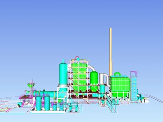 Introduzione al progetto di forno rotativo da 35.000 tonnellate/anno di solidi-liquidi-gas di New Energy Limited Company