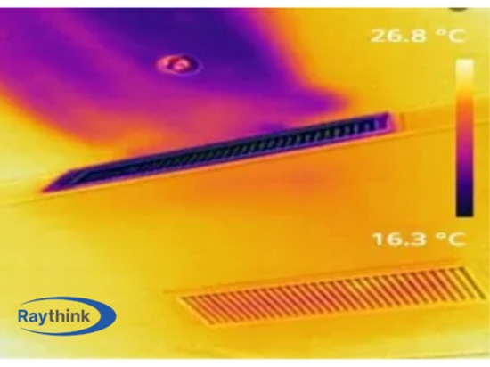 Termografia per il rilevamento HVAC