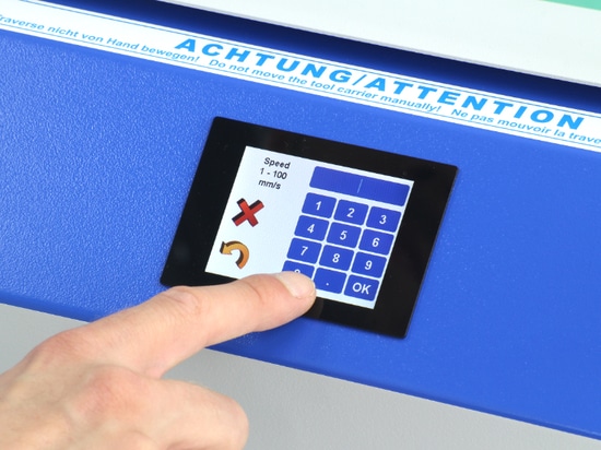 Funzionamento intuitivo tramite display touch
