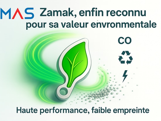 Zamak: l'impronta di carbonio ufficialmente rivista al ribasso nel database Ecoinvent