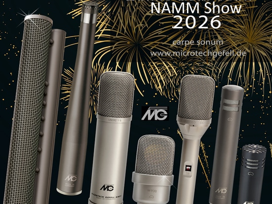 MTG al NAMM Show 2026 con un'ampia gamma di microfoni e sistemi acustici di fascia alta collaudati e completamente nuovi
