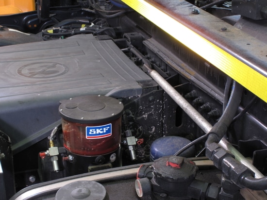 Pompa di lubrificazione sul camion
