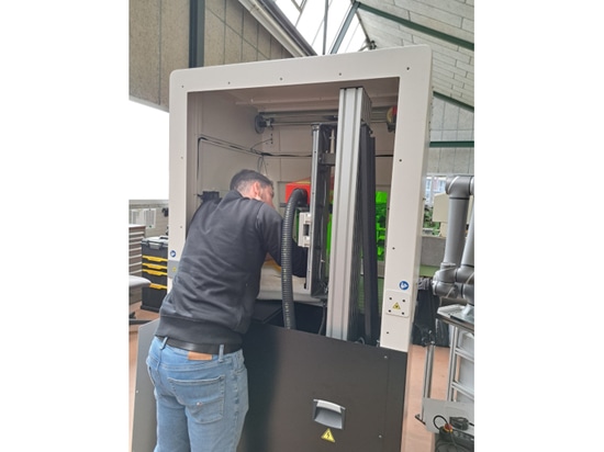 Consegna del nostro sistema di marcatura laser