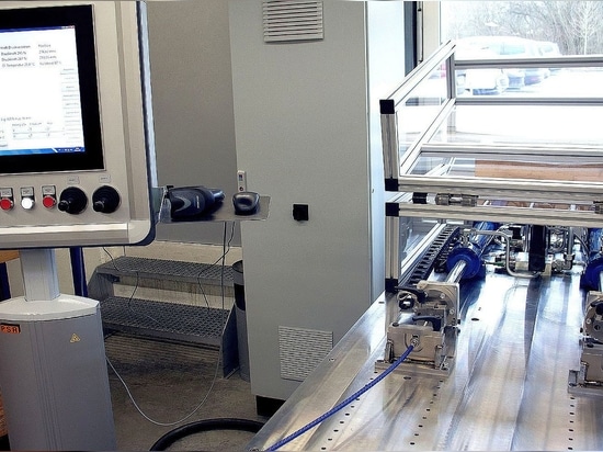 impianto di collaudo CNC interno a RINGSPANN RCS