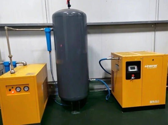 Aggiornamento del sistema di compressione dell'aria per un'azienda di elettronica automobilistica