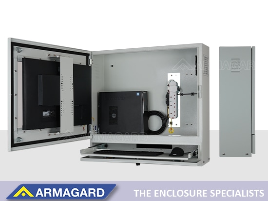 Presentazione Del Nuovo Armagard Armadio Porta Computer Antipolvere Industriale Da 27 Pollici