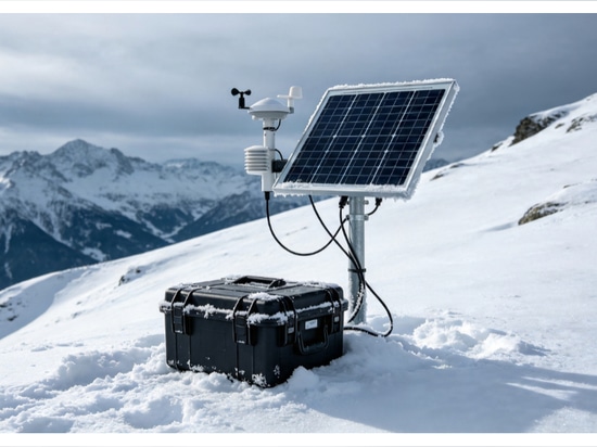 Batteria di accumulo energetico per il monitoraggio all'aperto ad alta quota