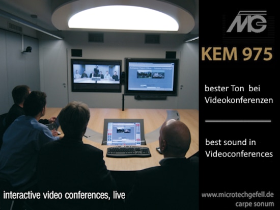 KEM 975 per un audio ottimale nelle videoconferenze