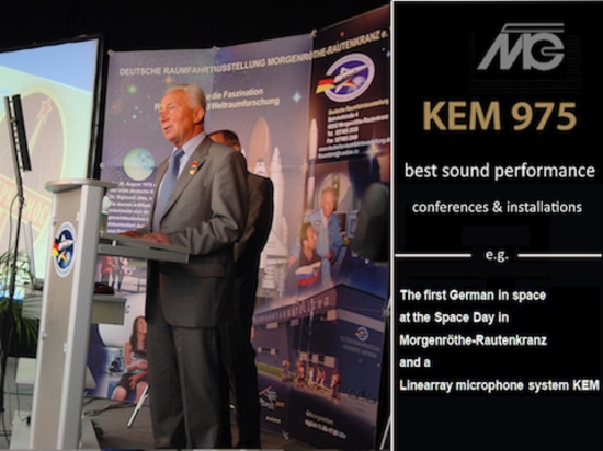 Il KEM 975 alla manifestazione “Days of Spaceflight” con il primo tedesco nello spazio