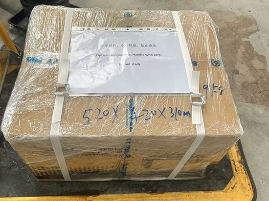 Marcatore laser portatile in partenza per la Nuova Zelanda dopo rigorosi test di fabbrica