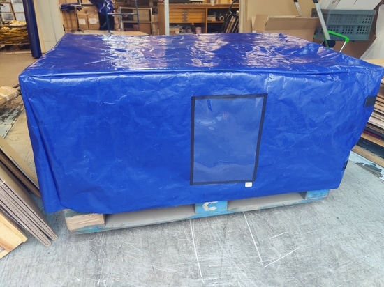 Telone blu per mezza pallet