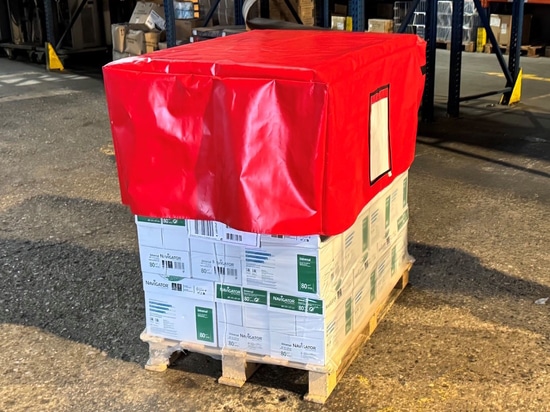 Telone rosso per mezzo pallet