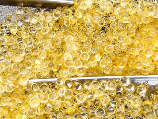 capsule softgel nei tamburi di essiccazione