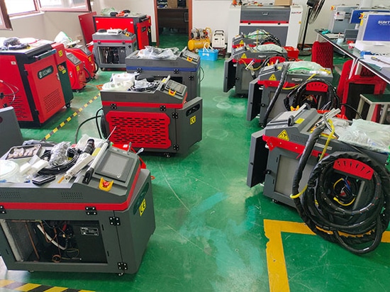 14 Saldatrici laser portatili personalizzate esportate con successo in Spagna