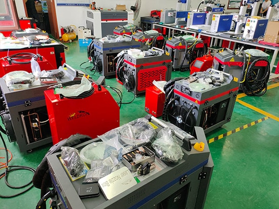 14 Saldatrici laser portatili personalizzate esportate con successo in Spagna