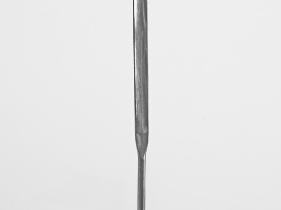 Spatola di dosaggio di precisione per quantità minime di campione: spatola per micropolveri, di forma angolare/semicircolare, in acciaio inossidabile (Bürkle GmbH)