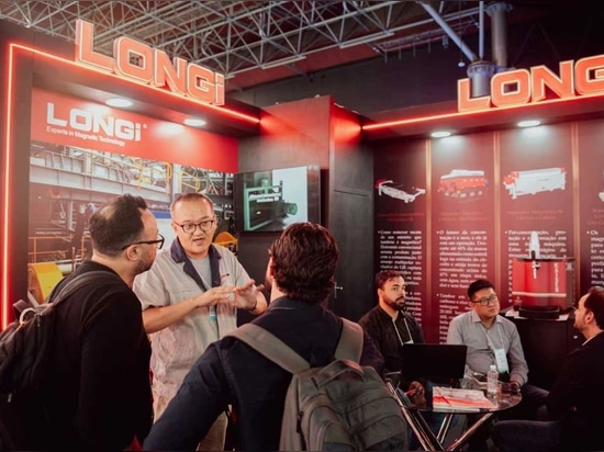 LONGi ha fatto una presenza di grande rilievo all’**EXPO MINAS 2026**, la principale fiera e conferenza dedicata al settore minerario in Brasile.