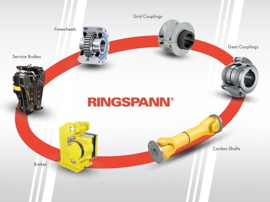Ampia gamma di prodotti: RINGSPANN offre una vasta gamma di soluzioni progettuali di alta qualità destinate ai sistemi di trasmissione degli impianti dell’industria siderurgica e metallurgica. (Imm...