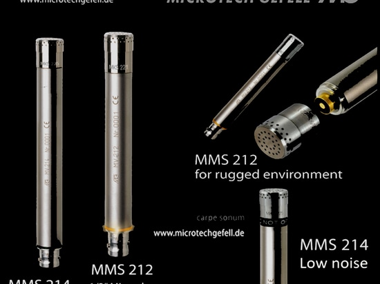 Microfoni di misura innovativi per condizioni operative estreme - MMS 214 1/2" e MMS 212 1/2"