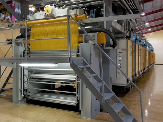 Linea per tagli lunghi (spaghetti): sezione di pressatura e distribuzione