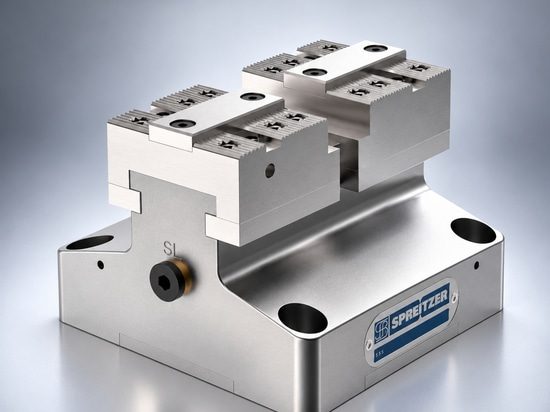 Morsa di centraggio pneumatica PZS²: bloccaggio preciso e predisposto per l'automazione nella produzione in grande serie