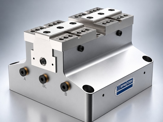 Morsa di centraggio pneumatica PZS²: bloccaggio preciso e predisposto per l'automazione nella produzione in grande serie