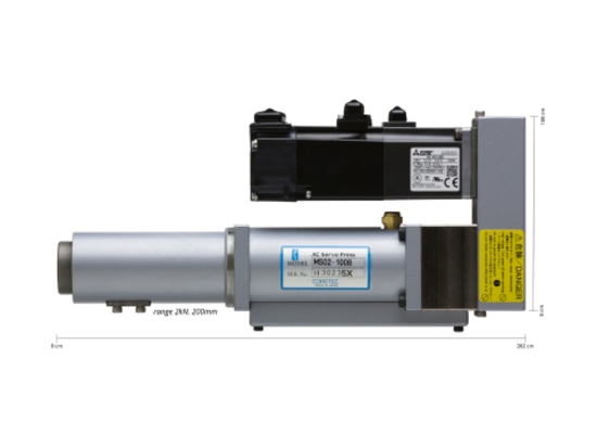 Servopressa da 2 kN, 200 mm