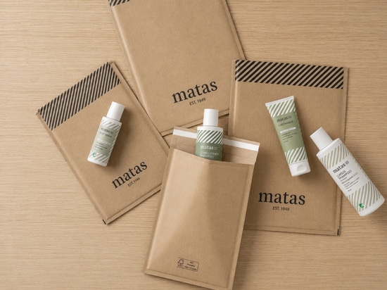 Busta imbottita in carta WaveBag per i brand beauty Matas