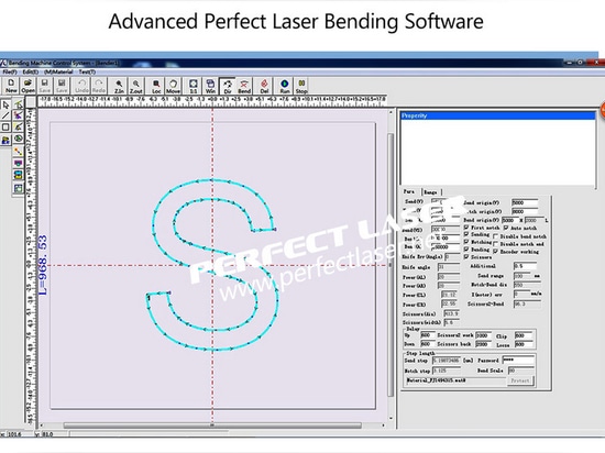 Macchina piegatubi perfetta della lettera di Manica del laser per acciaio inossidabile di alluminio e